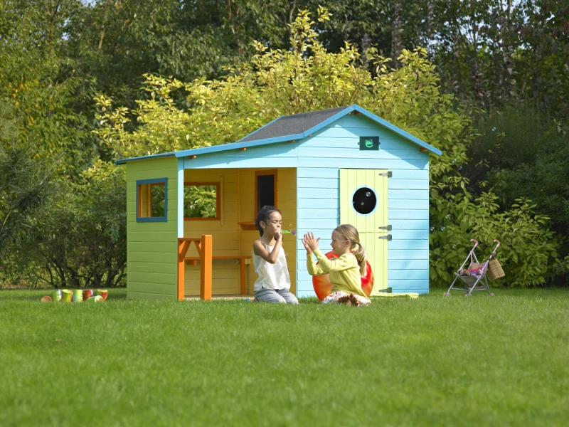 Casita-jardín-infantil-Hacienda-Madera-tratada-fácil-montaje